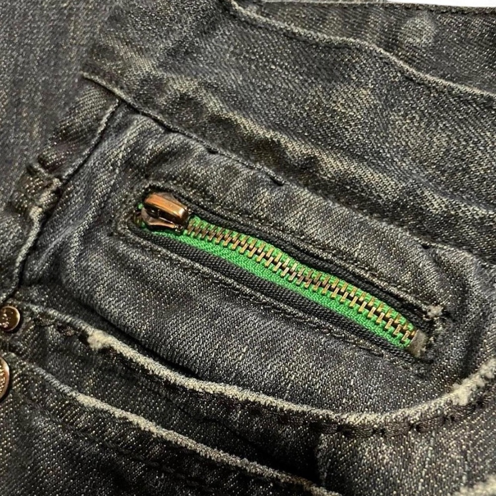 Vintage Coogi Dark Wash Embroidered Baggy Jeans 34x34 - Picture 6 of 7